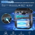 thumbnail image 2 of Regadera Portatil Recargable, [8000mAh], IPX8 Impermeable, 5 Velocidades Ajustables Ducha Portatil, 4 Modos de Pulverización, Pantalla LED, Regadera Camping para Viajes, Mascotas, 2 of 8