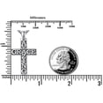 thumbnail image 2 of TANGPOET Cross Necklace S925 Unisex AMAZING-GRACE Antiqued Sterling Silver, 2 of 5