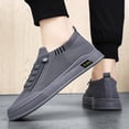 thumbnail image 7 of NexTorq Men's Breathable Running Shoes Mesh Low Top Casual Slip-On Outdoor Sports Sneakers Gray 44, 7 of 7