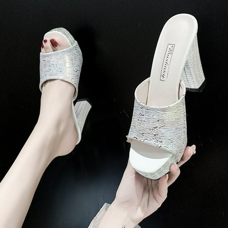 

NEGJ Women s Shoes Fashion High-heeled -heeled Platform High-heeled Sandals