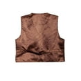 thumbnail image 2 of Scully Boys' Boar Suede Vest Espresso X-Small  US, 2 of 2