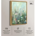 thumbnail image 2 of Harmony Green I Canvas Floral Abstract Art by Art Remedy, Gold Frame, 24 x 36, 2 of 7