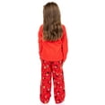 thumbnail image 3 of Sesame Street Elmo Pajamas Girls' 2-Piece Long Sleeve Pant Lounge Sleep Set, 3 of 7