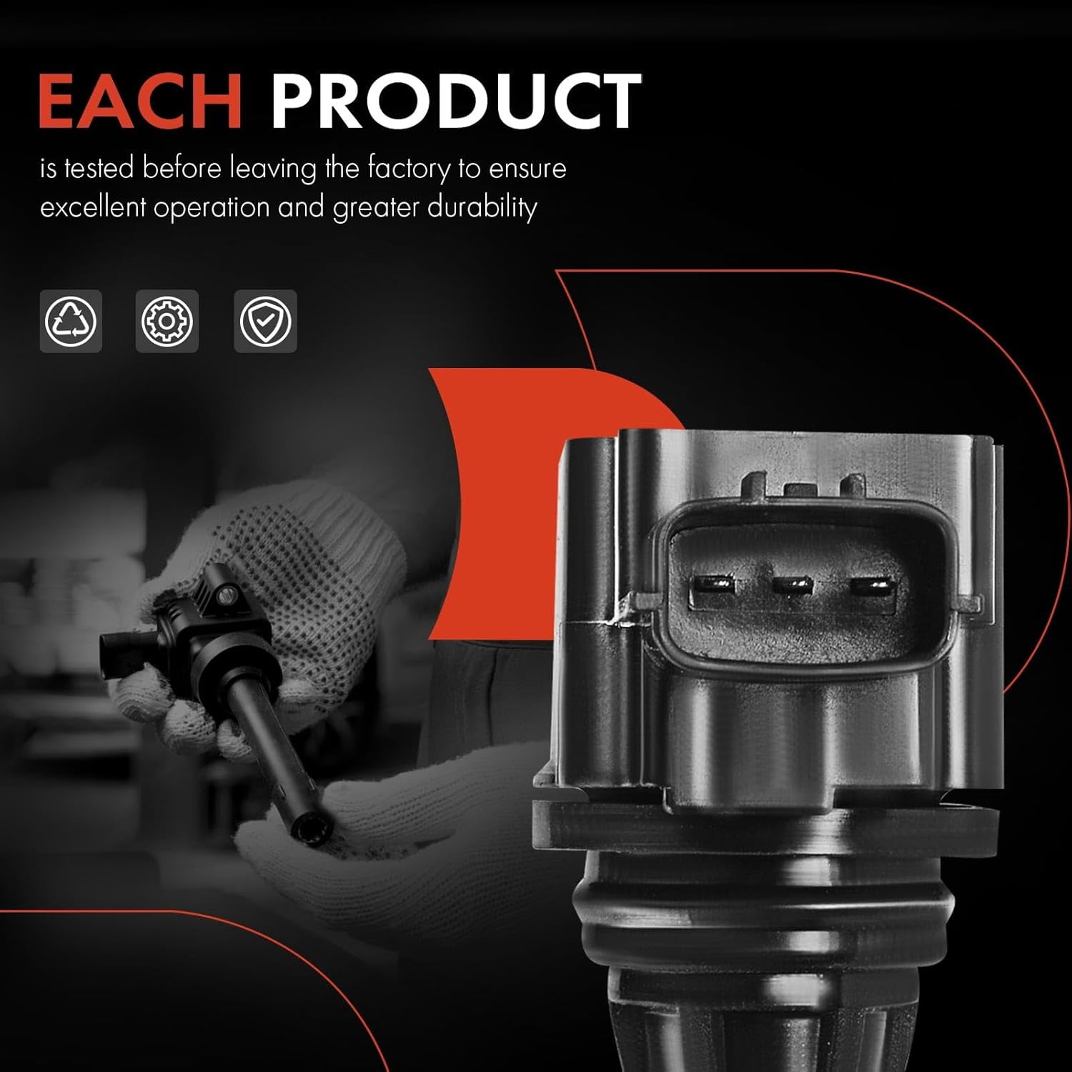 A-Premium Ignition Coil Pack Compatible with Infiniti EX35 FX35 G25 Q50 Q70 Nissan 350Z Altima Maxima Murano Pathfinder Quest V6 2.5L 3.5L Front 6-PC Fits select: 2014-2018 INFINITI QX60