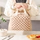 thumbnail image 4 of Corduroy Lunch Bag Student Office Worker Insulated Lunch Box Bag Waterproof Portable Handheld Cute Bento Bag, 4 of 6