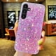 thumbnail image 1 of For Samsung Galaxy A54 A34 A14 Shiny Glitter Silicone Sleeve Soft Back Cover, 1 of 1