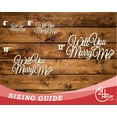 thumbnail image 3 of Unfinished Wood Will You Marry Me Sign | DIY Craft Cutout 14" / 1/2", 3 of 3