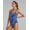 Navy/Pink, variant on Tyr Womens Cutoutfit Cry Swimsuit
