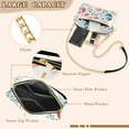 thumbnail image 3 of FORMRS Women Crossbody Purse with Chain Strap Vegan Leather Shoulder Handbag, Cute Easter Eggs, 3 of 7
