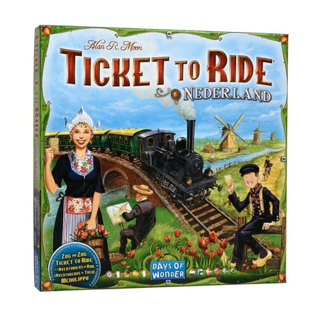 Ticket to Ride Family Strategy Board Game: Nederland Map Expansion for Ages 8 and up from Asmodee