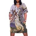 thumbnail image 1 of Vestido holgado con bolsillos de El Encantador de Dragones para mujer Vestidos de mujer vestido, 1 of 6