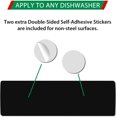 thumbnail image 4 of KitchenTour Clean Dirty Magnet for Dishwasher Upgrade Super Strong Magnet - Easy to Read Non-Scratch Magnetic Silver Indicator Sign with Clear, Bold & Colored Text 1.Silver, 4 of 6
