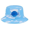 thumbnail image 2 of Men's New Era Black/Light Blue Los Angeles Lakers Summer Sun and Storm Reversible Bucket Hat, 2 of 7