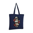 thumbnail image 2 of Awkward Styles Three Sugar Skull Tote Bag Skull Bags Skull Gifts for Day of the Dead Skull Accessories Gothic Gifts for He Dia de Los Muertos Accessories, 2 of 5