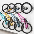 thumbnail image 2 of WiwiIron Swivel Bike Wall Rack, Vertical Bicycle Wall Mount for Garage, Indoor Bike Rack Hook, Hanging Bike Storage Garage, 4 Pack, 2 of 4