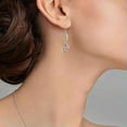 thumbnail image 4 of Simple Women Jewelry 925 Silver Drop Earring Anniversary Party Gift A Pair, 4 of 4