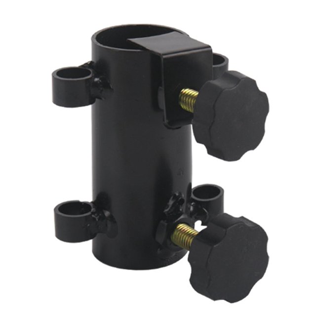 Soporte para barra de toldo, tuerca de acero inoxidable, deflector ajustable, barra para exteriores Afortunado Sencillez