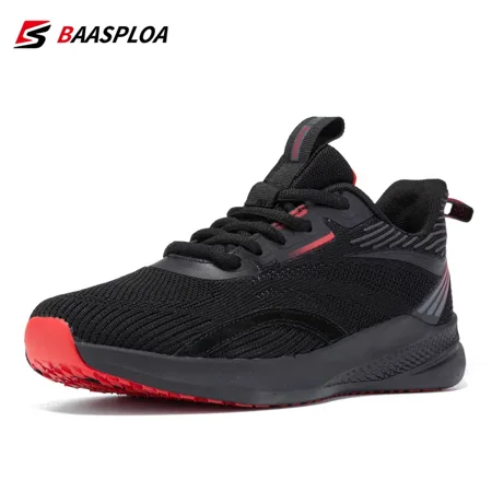 

Baasploa Men‘s Lightweight Mesh Running Shoes Outdoor Sports Shoes For Gym Jogging Tennis