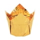 thumbnail image 1 of 50x Vasitos de papel para tartas con forma de tulipán, Vasitos con forma de llama, Resistentes a altas temperaturas, Vasitos para hornear muffins, Env Oro, 1 of 7