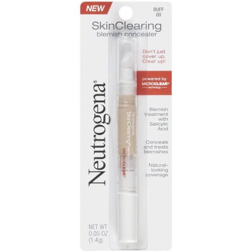 Neutrogena SkinClearing Blemish Concealer, Buff 09 (Pack of 2)