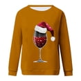 thumbnail image 3 of Kaemgyyd Christmas Sweatshirt for Women Casual Trendy Print Long Sleeve Crew Neck Pullover Fall Winter Tops, 3 of 3