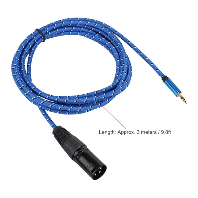 Línea adaptadora de audio, Recepción de Señal Fuerte de 3.5 mm Strong 3 Metro Antixidacia cable de adaptador de audio de 3.5 mm para audio