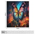 thumbnail image 2 of Wildflowers Butterfly Soft Cozy Warm, Lightweight And Plush Flannel Throw Blankets - Perfect for Couch, Bed, Travel, 2 of 8