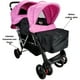 thumbnail image 5 of Carriola gemelar para bebé THE BABY SHOP Rosa Plegable Reclinable, 5 of 8