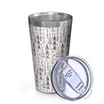 thumbnail image 2 of 16oz Tumblers White Christmas Tree Pattern Stainless Steel Vacuum Insulated Double Wall Travel Tumbler Cups Mug with Lid and Straw,Cleaning Brush for Coffee,Tea, 2 of 4