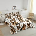 thumbnail image 3 of Erosebridal Kawaii Dog Comforter Sets,Bone Paw Prints Comforters & Duvets,Animal Decor,Reversible,2pcs, 3 of 7