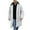 Gray, variant on Maoxin Men's Jacket Mens Warm Faux Furry Long Coat Jacket Winter Solid-neck Outerwear Jackets for Men , Black , L