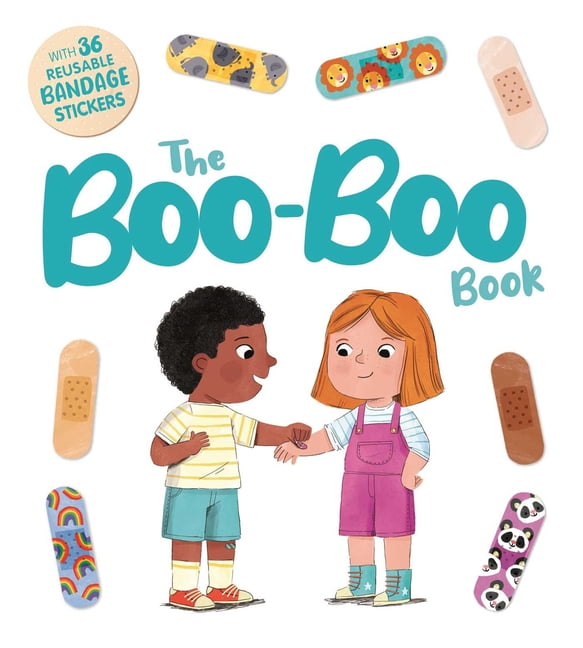 The BooBoo Book An Interactive Storybook with 36 Reusable Bandage Stickers (Board book