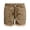 Brown, variant on XINXIAOO Girls Jean Shorts Summer Casual Black Athletic Denim Elastic Waist Drawstring Shorty Shorts for Girls 9-10 Years