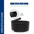 thumbnail image 6 of 3/4 In. I.D. x 100 ft. Multi-Use Pond Black Kink Free, Corrugated Flexible PVC Tubing, 6 of 10