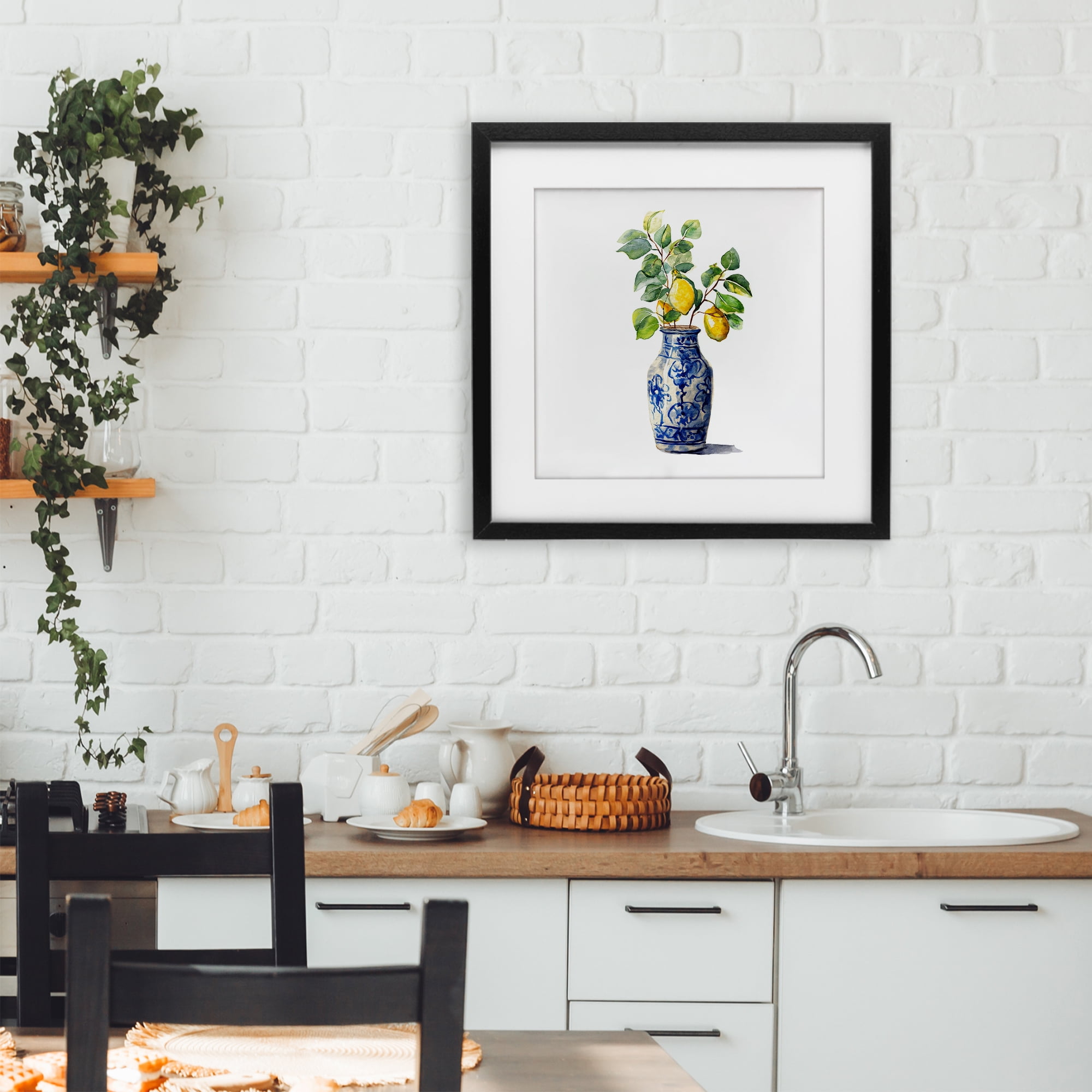 Stupell Industries Vase Of Sunshine Black Framed Print Under Glass, design by Svetlana Aleynikova
