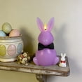 thumbnail image 2 of Purple Easter Bunny Shaped Led Candle Lamp Flickering Flameless For Home Holiday Table Decoration Safe Ambiance Battery Operated, 2 of 7