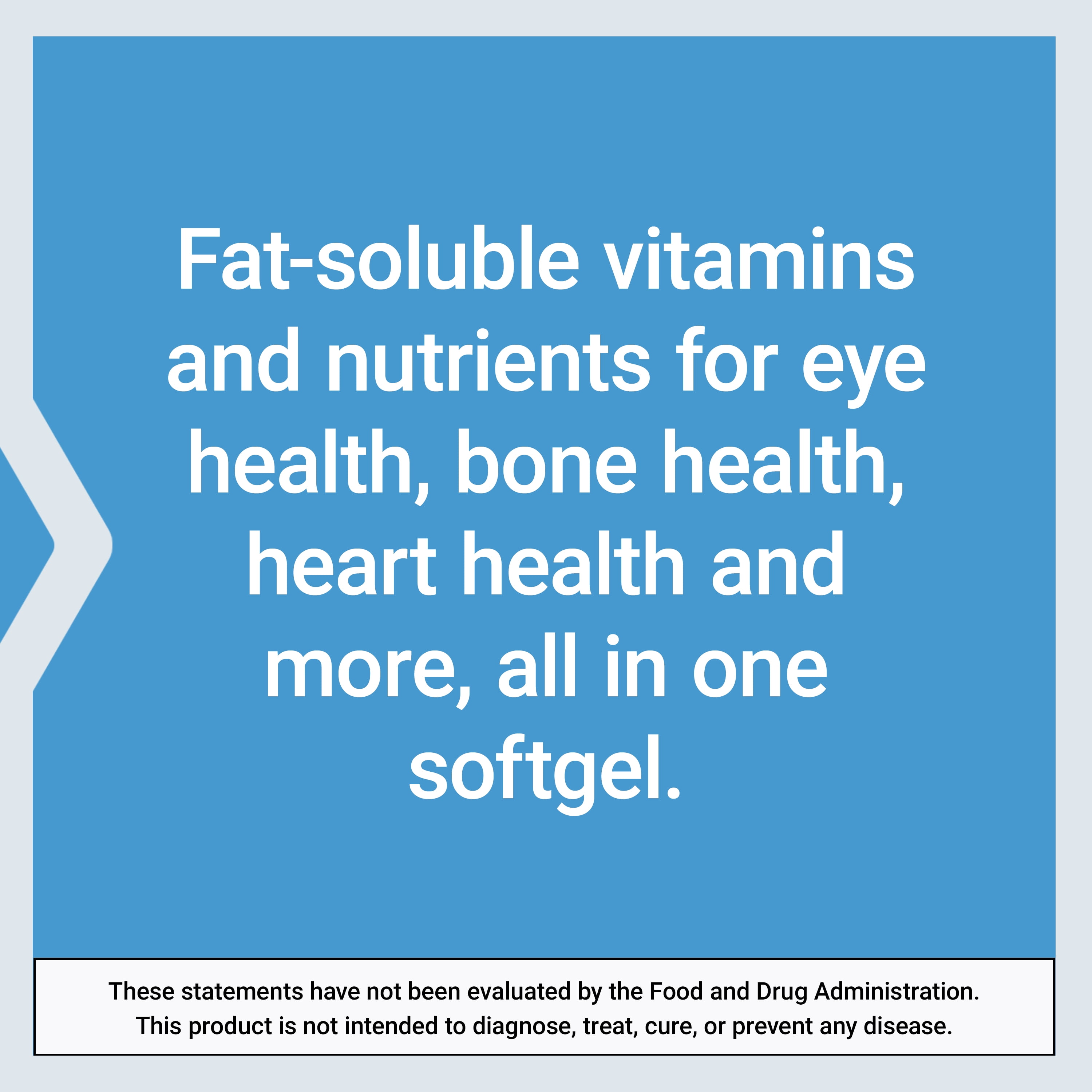 Life Extension Once-Daily Health Booster, vitamins E, K1 & K2, phospholipids, fat-soluble nutrients for eye health, bone health, heart health, gluten free, 1 daily, non-GMO, 60 softgels
