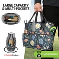 thumbnail image 2 of Garden Tool Bag,Pioneer Flower Floral Print Pattern Garden Tool Organizer,Garden Gifts,Waterproof Multi-Pocket Garden Tool Storage 11.8x5.5x11.4 Inch(Tools NOT Included), 2 of 6