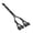 Black-4x8PIN, variant on 16Pin to 3/4x 8(6+2) Pin PCIE GPU Cables Sleeved Extension Cable Mini 12+4Pin Connector Graphics Card Power Supply