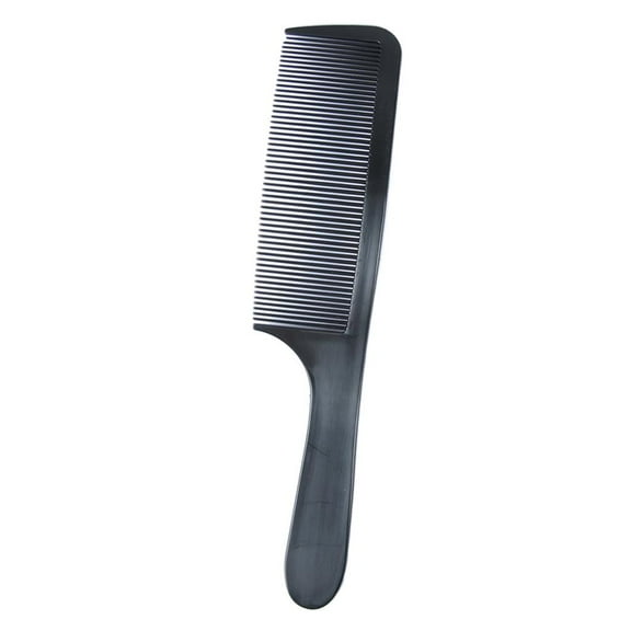 hair cutting comb,barber comb professional for men flat top combs, comb long white clipping comb salon,hairdressing styling combs fine stylist brush,salon barber supplies tool color black