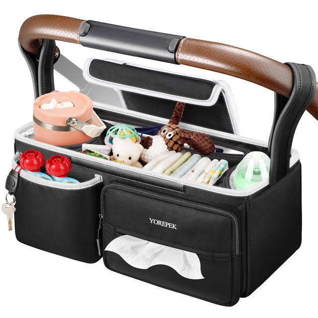 Carrito de paseo YOREPEK espacioso para UPPAbaby Vista/Minu/Cruz