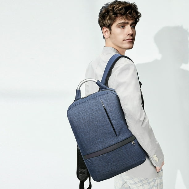 Mochila para portátil, multifuncional, de gran capacidad y resistente, fabricada en tela para uso escolar, universitario, laboral y de viaje. Compatible con portátiles de 15,6 pulgadas y