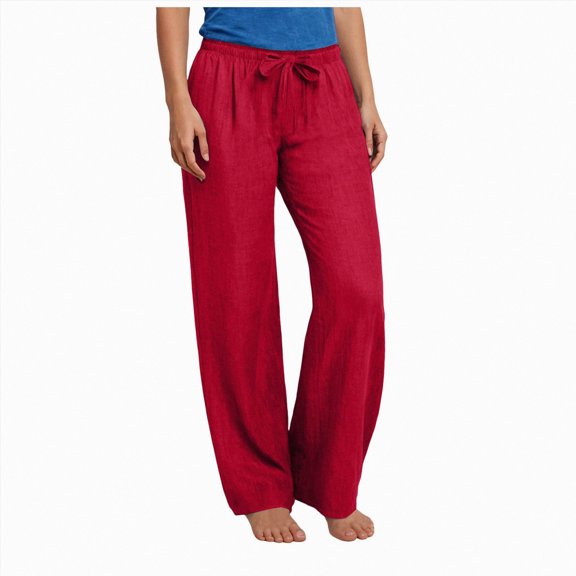 Girls High Waisted Uniform Pants Wide Leg Dress Pants Casual Trousers with Pockets,Office 6-12 Months 12-24 Months 2T 3T 4T 5T 6T 7T 8T 9T Children Red 12-13 Years