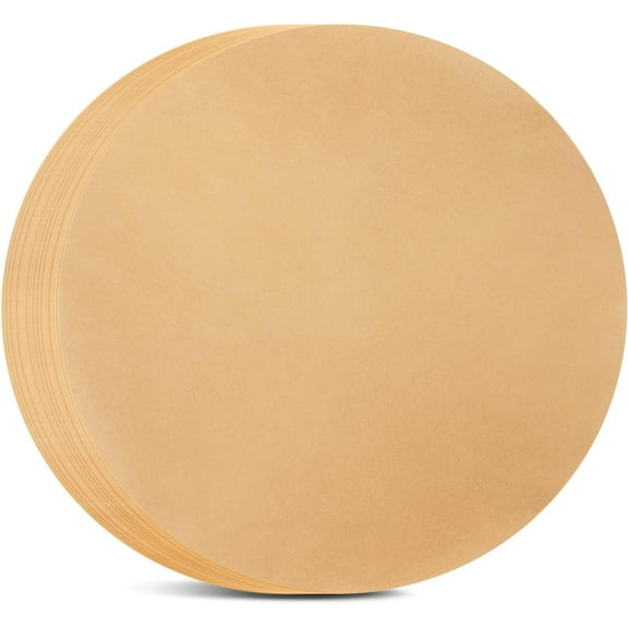 14 Inch Parchment Paper Rounds, Non Stick Pizza Parchment Paper for Elite Gourmet Smokeless Indoor Electric BBQ Grill, Pizza Pan, Cast Iron Pizza Pan, Round Baking Sheet and More(Set of 100)
