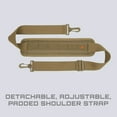 thumbnail image 5 of Tac-Six™ 38" Lockable Squad Firearm Case, Laser Cut Molle Front, Coyote, 5 of 17