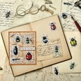 thumbnail image 3 of Insect Clear Stamps Silicone Clear Stamps Specimen Stamp Set for Paper Crafting Handmade Halloween Decoration DIY Scrapbook DIY, 3 of 7