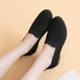 thumbnail image 2 of Caqnni Women's Sparkly Flats Shoes Shiny Mesh Loafers Shoes Soft Mary Jane Shoes (Black,6.5), 2 of 7