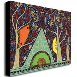 Trademark Fine Art "Sobre la Montana el Arbol" Canvas Art