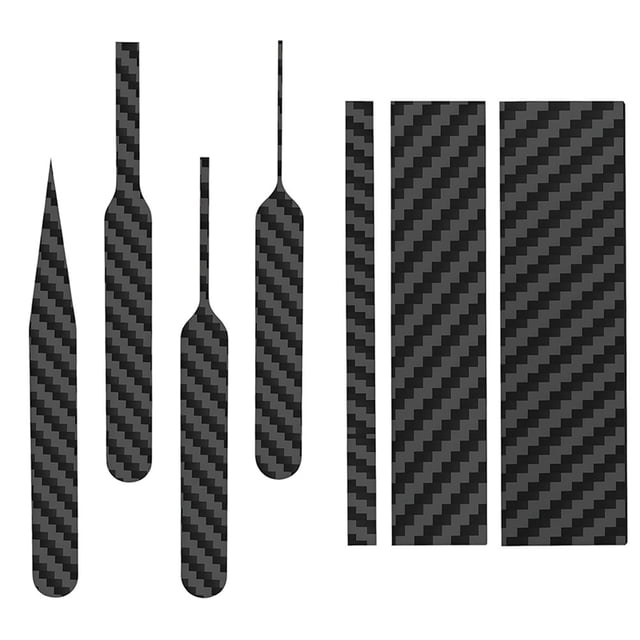 7 PCS Carbon Fiber Sanding Sticks Set for Scale Model Grinding & Polishing Tools