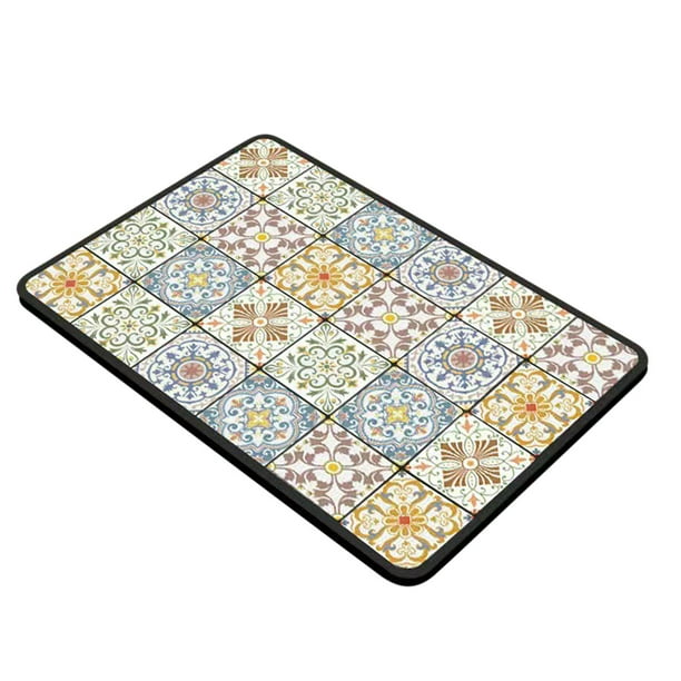 Manteles individuales, tapete de drenaje para cocina, tapete aislante sin lavado, tapete antideslizante para comidas, tapete para cuencos y secado de comidas